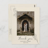  graslijn foto Foto bedankt Briefkaart (Voorkant / Achterkant)