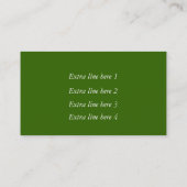 grasmaaidienst visitekaartje (Achterkant)