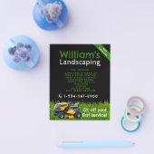 Grasmaaidiensten Grasverzorging Landscaping Flyer (Enkel)