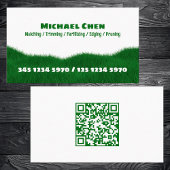 Grasmaaien Aangepaste QR Visitekaartje