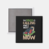 grasmaaien - de gras roept magneet (Voorkant / Achterkant)