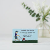 Grasmaaien en landschapsarchitectuur Visitekaartje (Staand voorkant)