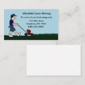 Grasmaaien en landschapsarchitectuur Visitekaartje (Voorkant / Achterkant)