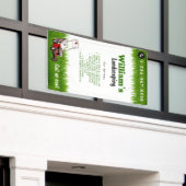 Grasmaaien en snoeien, Verzorging van gazons  Spandoek (Buitenkant Gebouw)