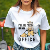 Grasmaaien grappige wasbeer t-shirt