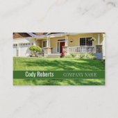 Grasmaaien grasmaaien landschapsarchitectuur visitekaartje (Voorkant)