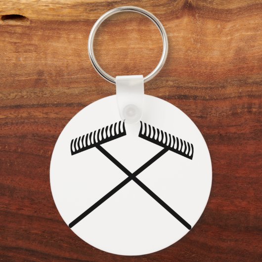grasmaaien kruisen sleutelhanger (Voorkant)
