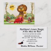 Grasmaaien / Landscaping / Grasservice - SRF Visitekaartje (Voorkant / Achterkant)