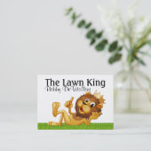 Grasmaaien / Landscaping / Grasservice - SRF Visitekaartje (Staand voorkant)