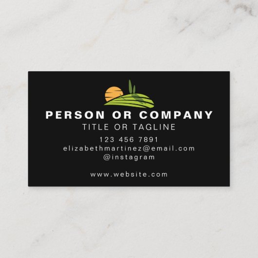 Grasmaaien Landscaping Tuinieren Services op maat Visitekaartje (Achterkant)