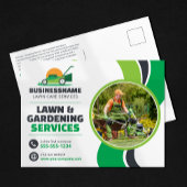 Grasmaaien Mulching Yard Landscaping Briefkaart