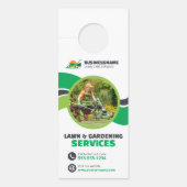 Grasmaaien Mulching Yard Landscaping Deurhanger (Voorkant)