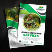 Grasmaaien Mulching Yard Landscaping Flyer