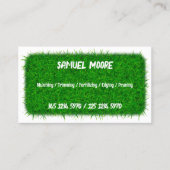 Grasmaaien QR Visitekaartje (Voorkant)