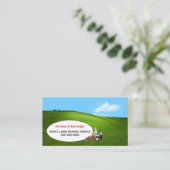 Grasmaaien Visitekaartje (Staand voorkant)