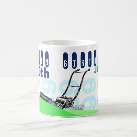  grasmaaier 70th Birthday Mok (Center)