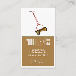  grasmaaier aanpasbare visitekaartjes