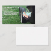 grasmaaier | aanplantboom visitekaartje (Voorkant / Achterkant)