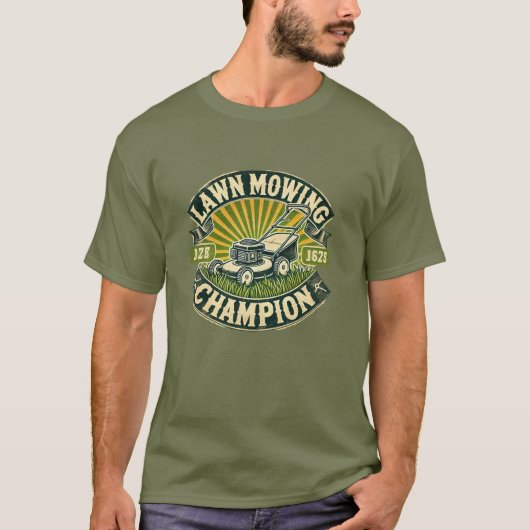 Grasmaaier Champion Shirt (Voorkant)