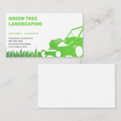 Grasmaaier en gras | Landschapsarchitectuur Visitekaartje (Voorkant / Achterkant)