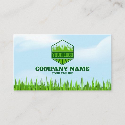 Grasmaaier en onderhoud Visitekaartje (Voorkant)