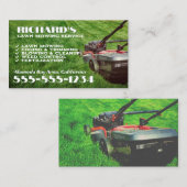 Grasmaaier en onderhoud Visitekaartje (Voorkant / Achterkant)