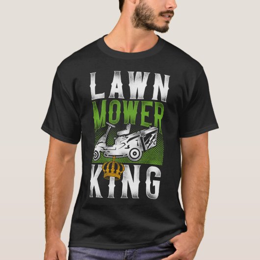 Grasmaaier Landscaper Grasmaaier King Tractor T-shirt (Voorkant)