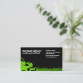 Grasmaaier | Landschapsarchitectuur Visitekaartje (Staand voorkant)