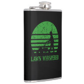 Grasmaaier Lawn Whisperer Tuinman Gift Heupfles (Rechts)