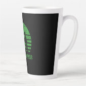 Grasmaaier Lawn Whisperer Tuinman Gift Latte Mok (Rechts)
