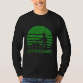 Grasmaaier Lawn Whisperer Tuinman Gift T-shirt (Voorkant)