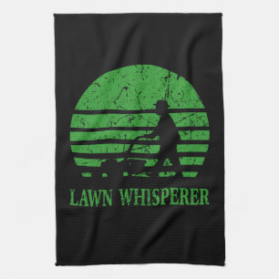 Grasmaaier Lawn Whisperer Tuinman Gift Theedoek