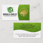 grasmaaier Logo | landschapsarchitectuur | hovenie Visitekaartje (Voorkant / Achterkant)