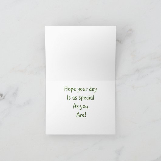 Grasmaaier Man Verjaardag Kaart (Binnen)