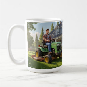 Grasmaaier Man Verjaardag Koffiemok