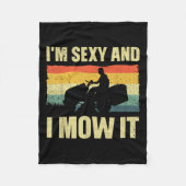 Grasmaaier nieuwigheid voor mannen vrouwen Kinder  Fleece Deken (Voorkant)