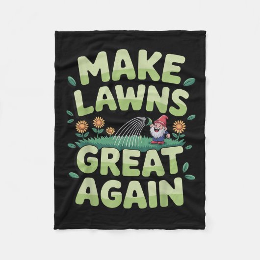 Grasmaaier nieuwigheid voor mannen vrouwen Kinder  Fleece Deken (Voorkant)