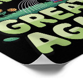 Grasmaaier nieuwigheid voor mannen vrouwen Kinder  Poster (Hoek)