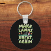 Grasmaaier nieuwigheid voor mannen vrouwen Kinder  Sleutelhanger (Voorkant)