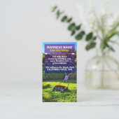 (Grasmaaier onderhoud) Gazonverzorging & Landscapi Visitekaartje (Staand voorkant)