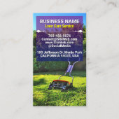 (Grasmaaier onderhoud) Gazonverzorging & Landscapi Visitekaartje (Voorkant)