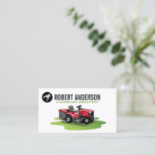 grasmaaier op gras | Hedge Trimmer Visitekaartje (Staand voorkant)