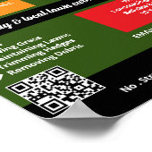 Grasmaaier Scene, Graszorg Diensten Poster (Hoek)