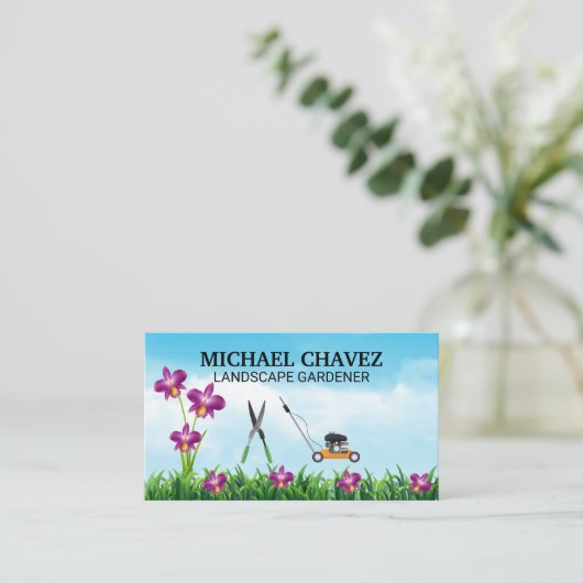 Grasmaaier Sky | Tuingereedschap Visitekaartje (Staand voorkant)