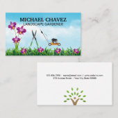 Grasmaaier Sky | Tuingereedschap Visitekaartje (Voorkant / Achterkant)
