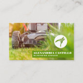 grasmaaier | snijdend lang gras | tuinschaar visitekaartje (Voorkant)