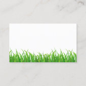 Grasmaaier Snijdt Gras | Green Thumb Visitekaartje (Achterkant)