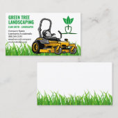 grasmaaier snijgras | groene duim visitekaartje (Voorkant / Achterkant)