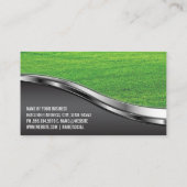 grasmaaier snijgras Visitekaartje (Achterkant)