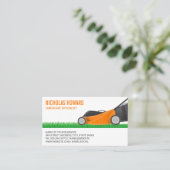 grasmaaier snijgras visitekaartje (Staand voorkant)